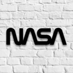 Retro Vintage Metal Sign Nasa National Aeronautics And Space Administration 1