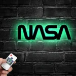 Retro Vintage Metal Sign Nasa National Aeronautics And Space Administration 1