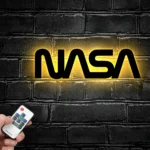 Retro Vintage Metal Sign Nasa National Aeronautics And Space Administration 1