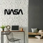 Retro Vintage Metal Sign Nasa National Aeronautics And Space Administration 1