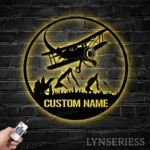 Retro Vintage Metal Sign Plane 1