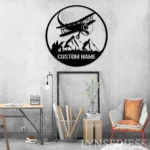 Retro Vintage Metal Sign Plane 1