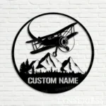 Retro Vintage Metal Sign Plane 1