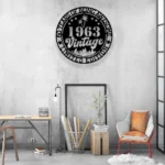 Retro Vintage Metal Sign Vintage 1963 1