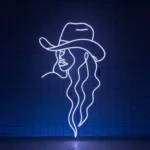 Retro Vintage Neon Sign Artistic Cowgirl Led 1