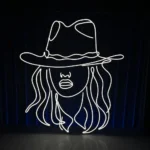 Retro Vintage Neon Sign Cowgirl Led 1