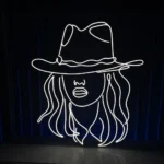 Retro Vintage Neon Sign Cowgirl Led 1