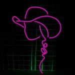 Retro Vintage Neon Sign Minimalist Cowgirl Led 1