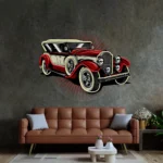 Retro Vintage Neon Sign Old Car Power 1