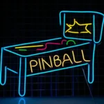 Retro Vintage Neon Sign Pinball Machine Led 1