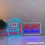 Retro Vintage Neon Sign Slot Machine 1