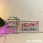 Retro Vintage Neon Sign Slot Machine 1