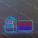 Retro Vintage Neon Sign Slot Machine 1