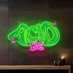 Retro Vintage Neon Sign Sour Acid Love Collapse Art Led 1