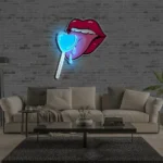 Retro Vintage Neon Sign Taste Of Love 1