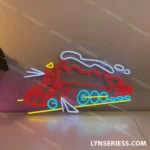 Retro Vintage Neon Sign Train 1