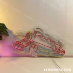 Retro Vintage Neon Sign Train 1