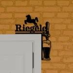 Riegele Metal Sign Tap Handle 1