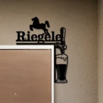 Riegele Metal Sign Tap Handle 1