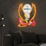 Riegele Neon Sign Bespoke Logo Custom American Eagle 1