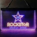 Rockstar Energy Neon Sign Drink Double Twinkle Home Bar 1