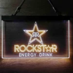 Rockstar Energy Neon Sign Drink Double Twinkle Home Bar 1