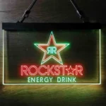 Rockstar Energy Neon Sign Drink Double Twinkle Home Bar 1