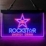 Rockstar Energy Neon Sign Drink Double Twinkle Home Bar 1