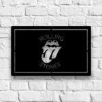 Rolling Stones Metal Sign Est1962 1