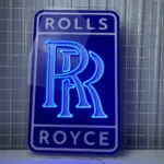 Rolls Royce Neon Sign Logo 1