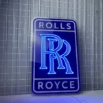 Rolls Royce Neon Sign Logo 1