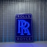 Rolls Royce Neon Sign Logo 1