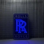 Rolls Royce Neon Sign Logo 1