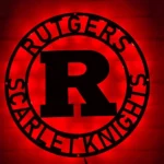 Rutgers Scarlet Knights Metal Sign Nfl 1
