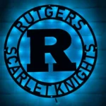 Rutgers Scarlet Knights Metal Sign Nfl 1