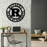Rutgers Scarlet Knights Metal Sign Nfl 1