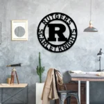 Rutgers Scarlet Knights Metal Sign Nfl 1
