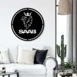 Saab Metal Sign Logo Car 1
