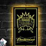 Sacramento Kings Metal Sign Budweiser Nba 1