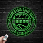 Sacramento Kings Metal Sign Custom Nba 1