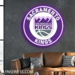 Sacramento Kings Neon Sign Artistic Nba 1