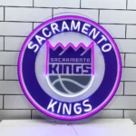 Sacramento Kings Neon Sign Artistic Nba 1
