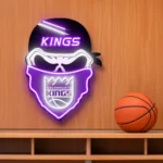 Sacramento Kings Neon Sign Skull 1