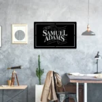 Samuels Adams Metal Sign Samuel Adams 1