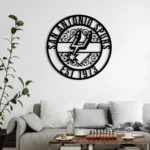 San Antonio Spurs Metal Sign Custom Nba 1