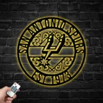 San Antonio Spurs Metal Sign Custom Nba 1