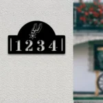 San Antonio Spurs Metal Sign Nba Metal House Number Sign 1