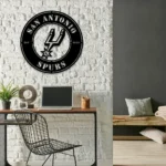 San Antonio Spurs Metal Sign Spurs Star Mark 1