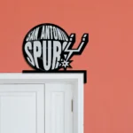 San Antonio Spurs Metal Sign Spurs Word Mark 1