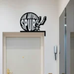 San Antonio Spurs Metal Sign Spurs Word Mark 1